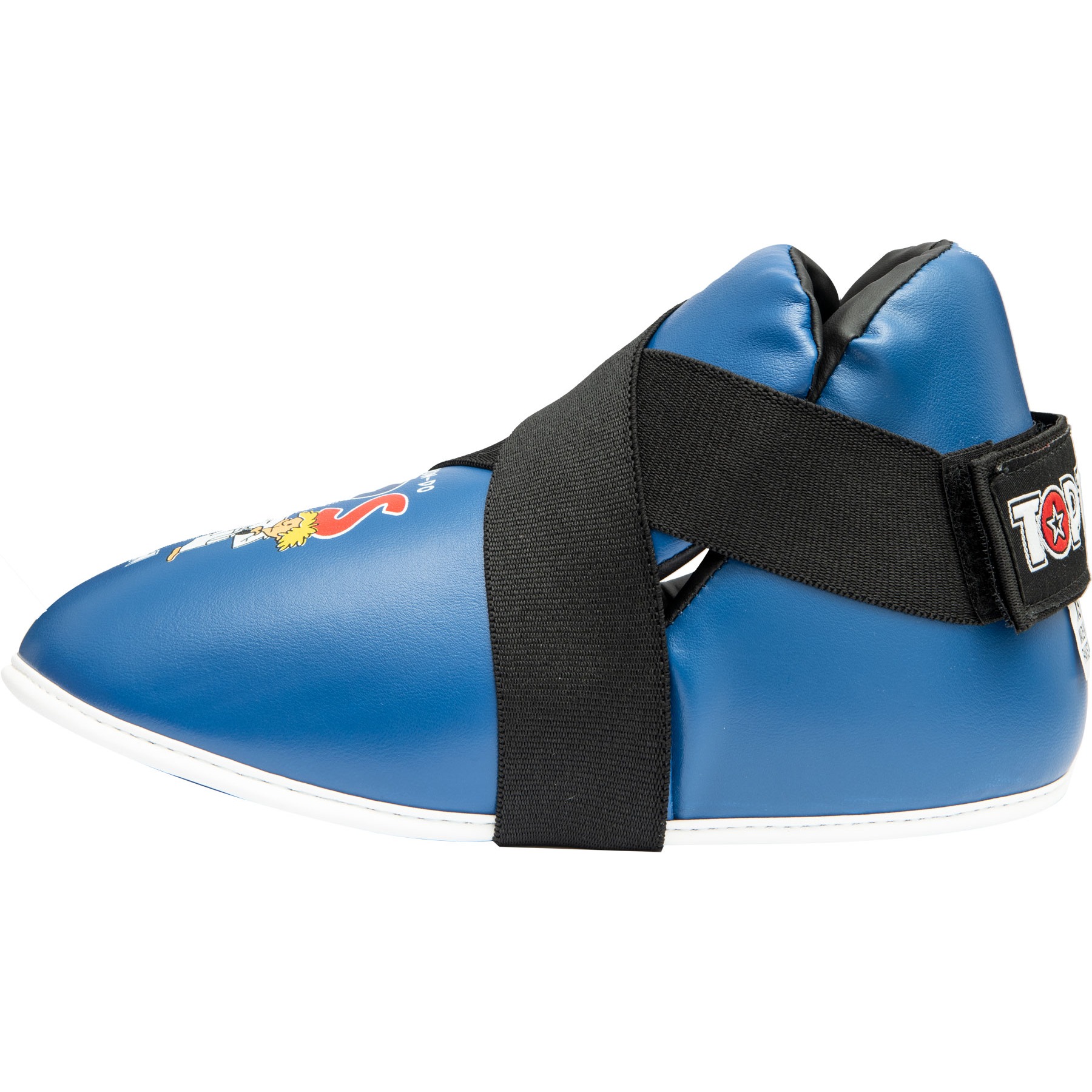 TOP TEN Taekwondo voetbeschermer - ITF Kids - Blauw - Afbeelding 3