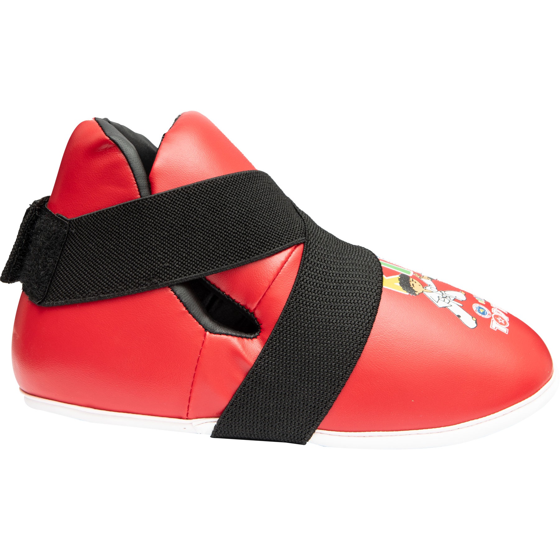 TOP TEN Taekwondovoetbeschermer - ITF Kids - Rood TOP TEN Taekwondovoetbeschermer - ITF Kids - Rood