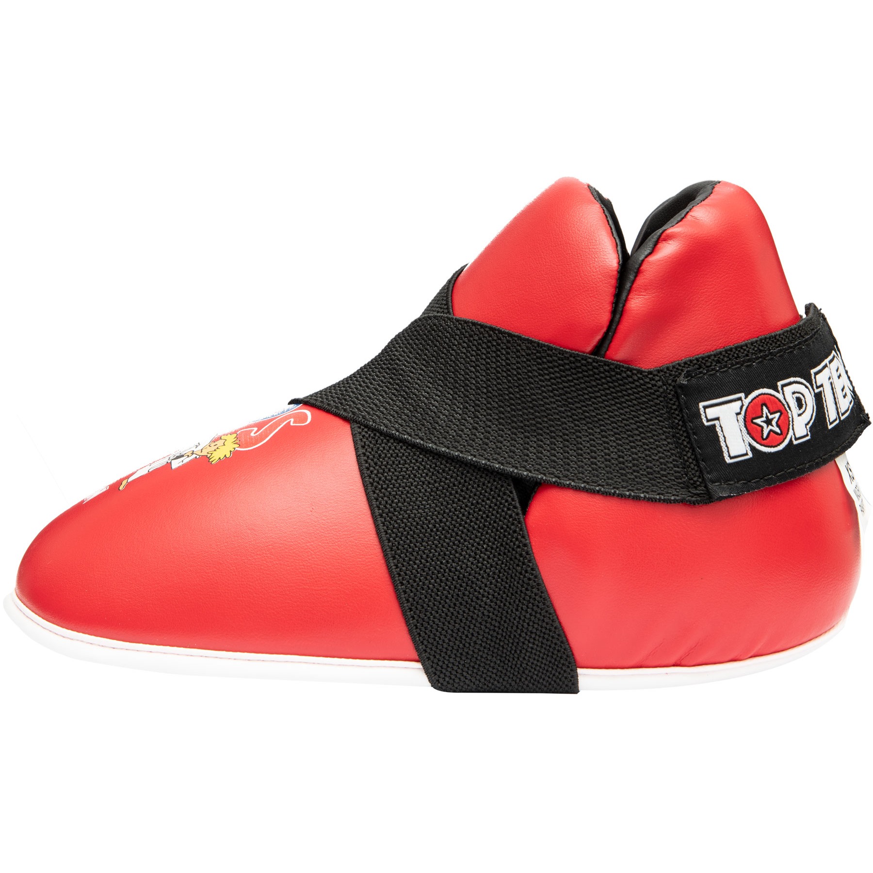 TOP TEN Taekwondovoetbeschermer - ITF Kids - Rood TOP TEN Taekwondovoetbeschermer - ITF Kids - Rood