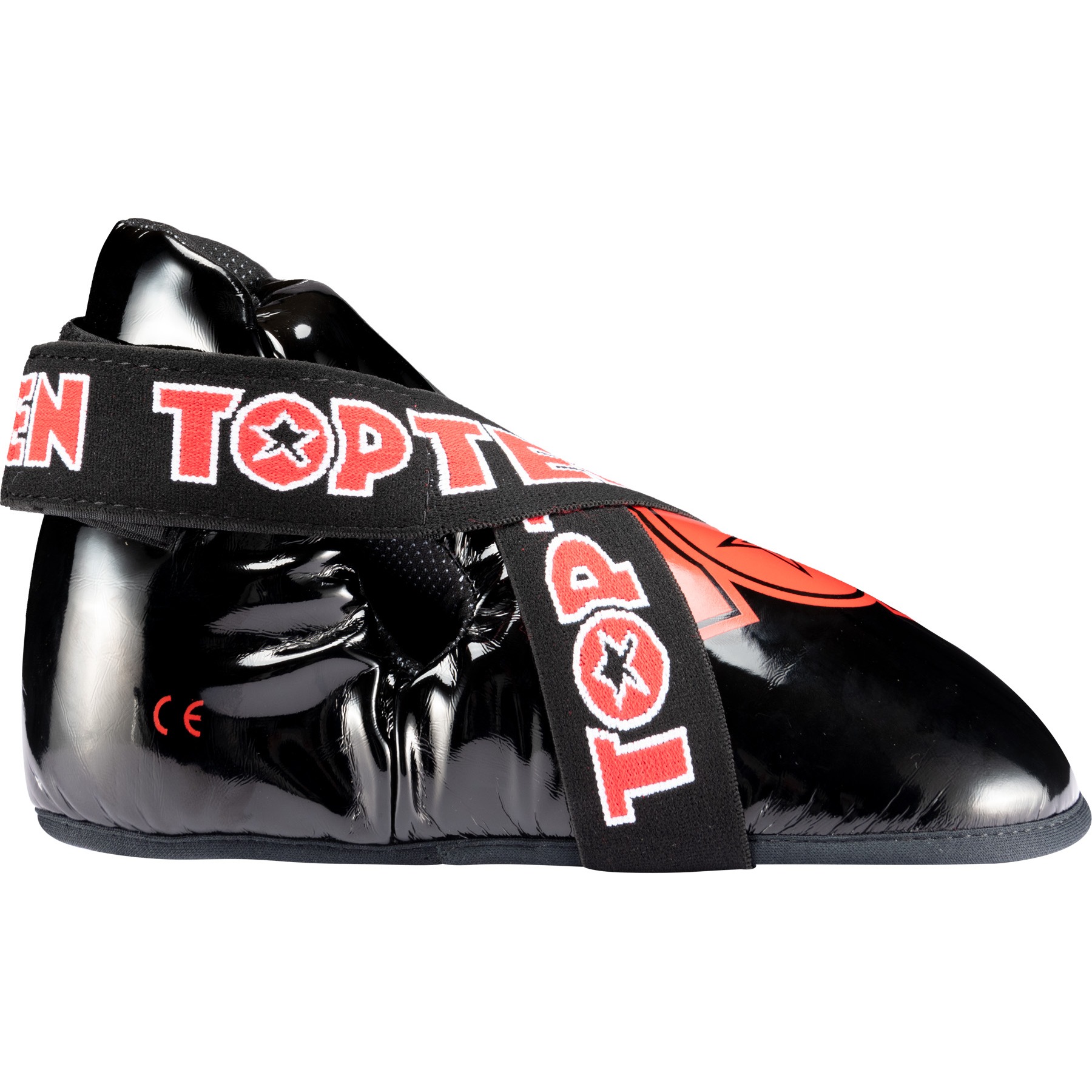 TOP TEN Voetbeschermer - SuperLight - Zwart / Rood TOP TEN Voetbeschermer - SuperLight - Zwart / Rood