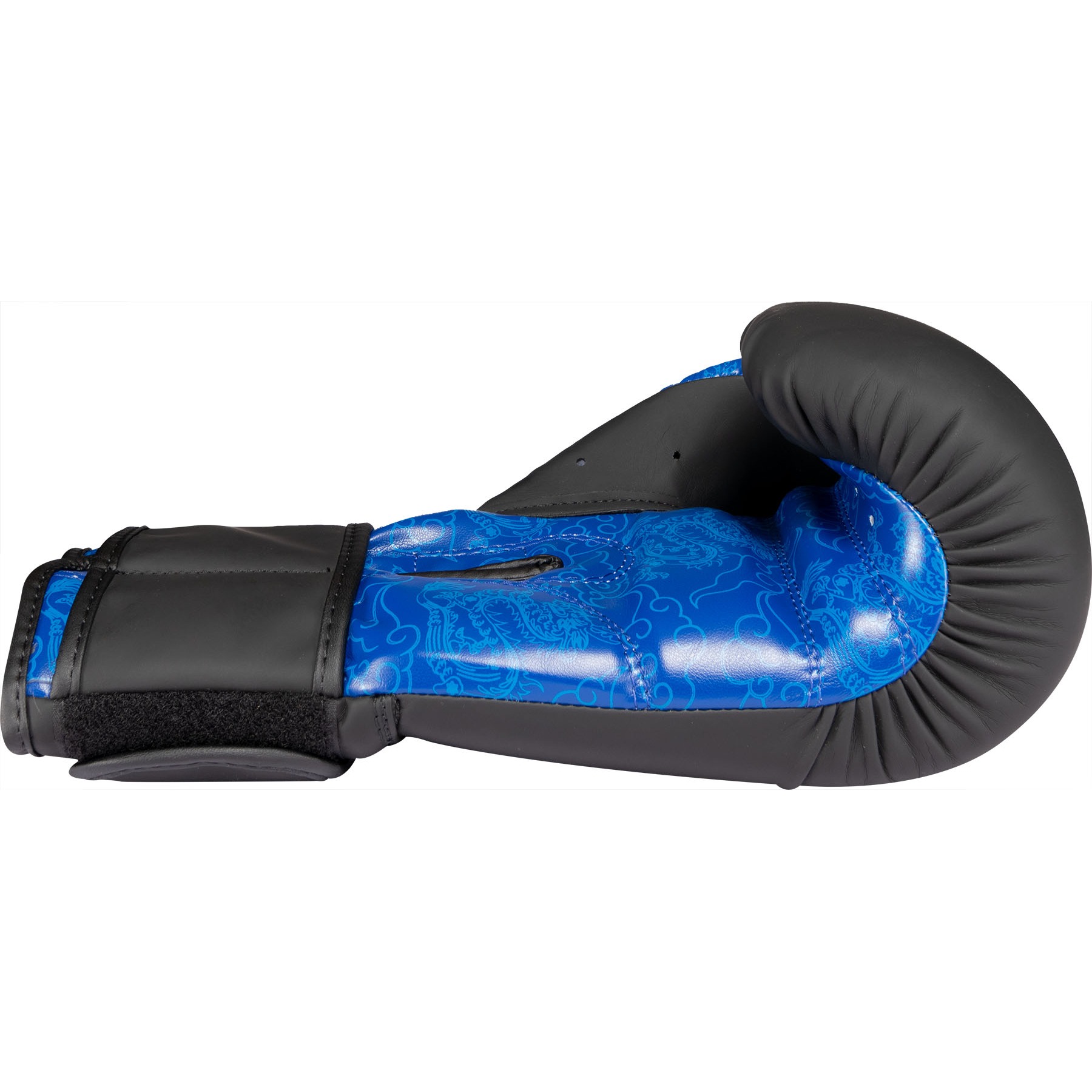TOP TEN Bokshandschoen - Dragon - Zwart / Blauw TOP TEN Bokshandschoen - Dragon - Zwart / Blauw