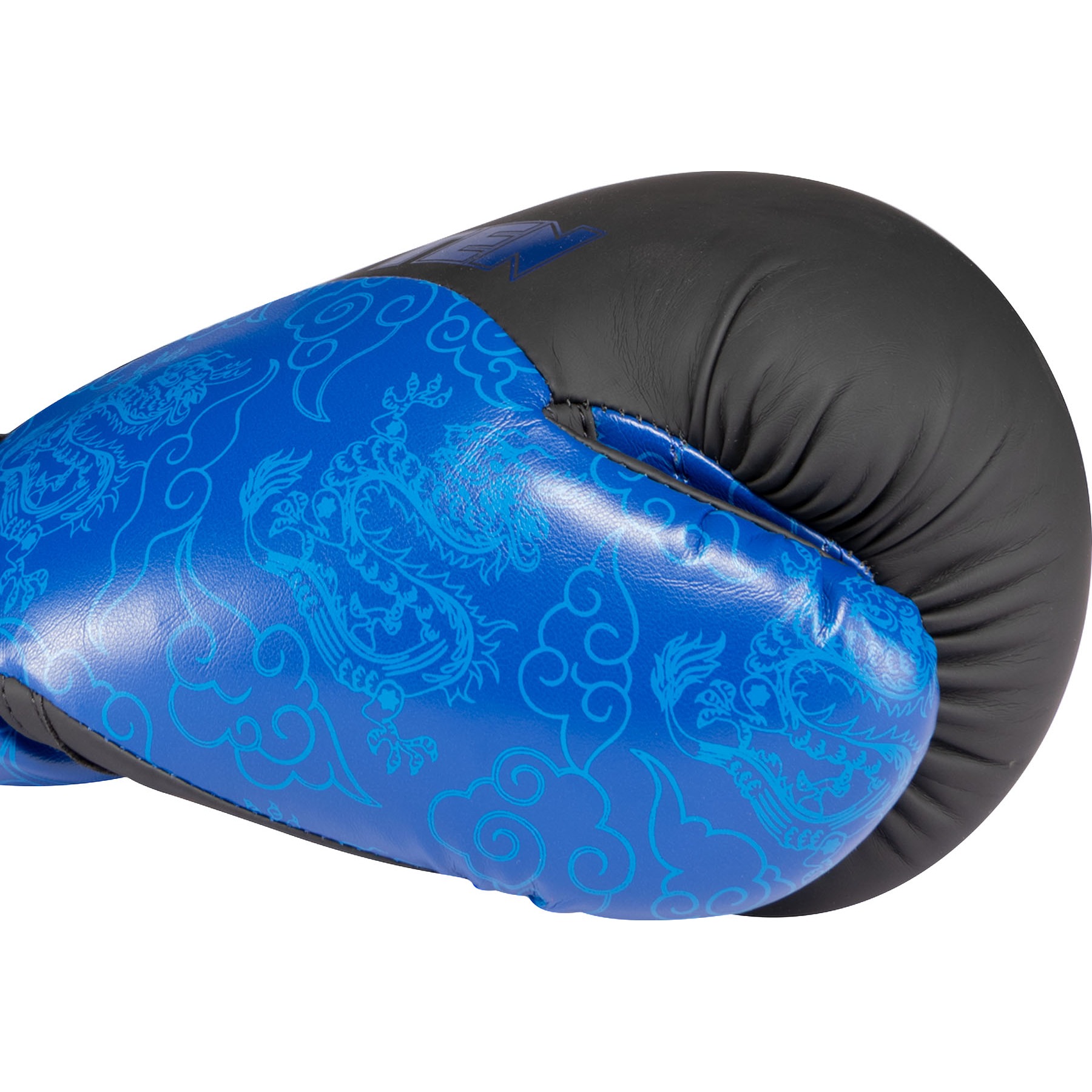 TOP TEN Bokshandschoen - Dragon - Zwart / Blauw TOP TEN Bokshandschoen - Dragon - Zwart / Blauw