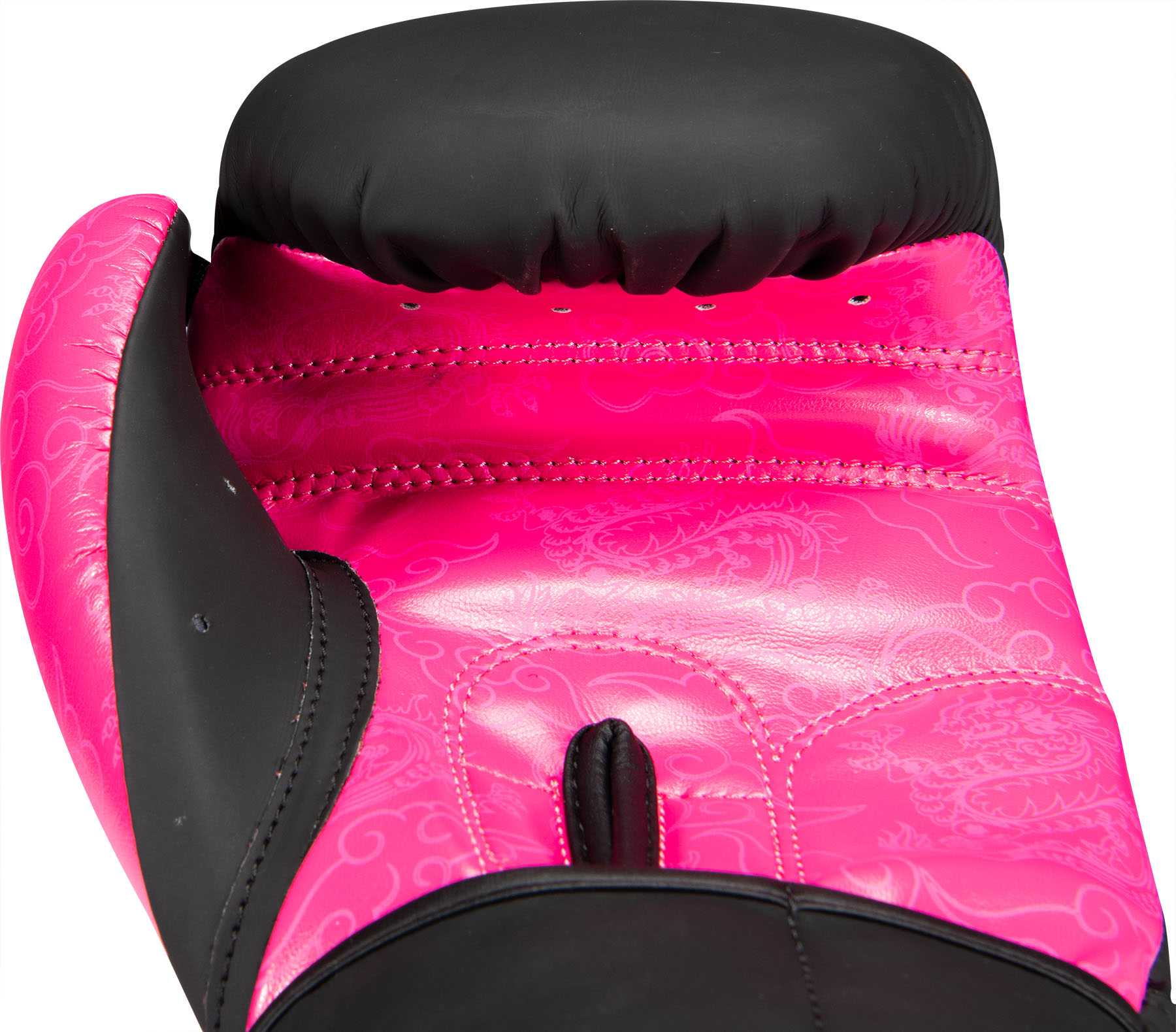 TOP TEN Bokshandschoen - Dragon - Zwart / Roze TOP TEN Bokshandschoen - Dragon - Zwart / Roze