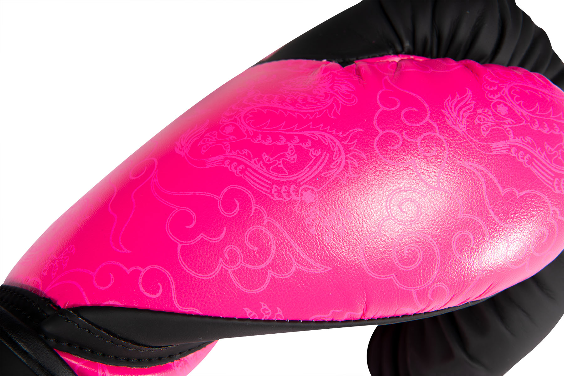 TOP TEN Bokshandschoen - Dragon - Zwart / Roze TOP TEN Bokshandschoen - Dragon - Zwart / Roze
