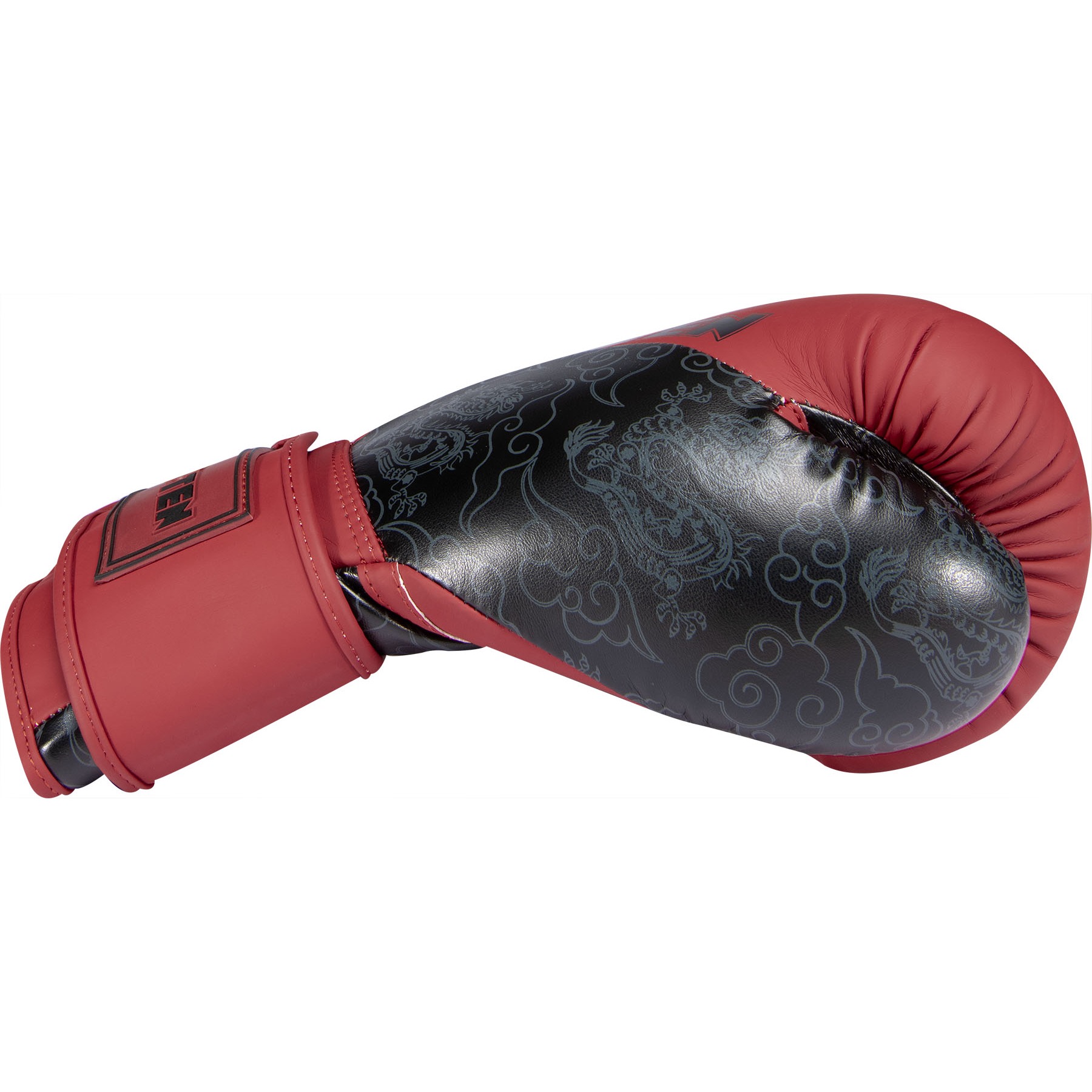 TOP TEN Bokshandschoen - Dragon - Rood / Zwart TOP TEN Bokshandschoen - Dragon - Rood / Zwart