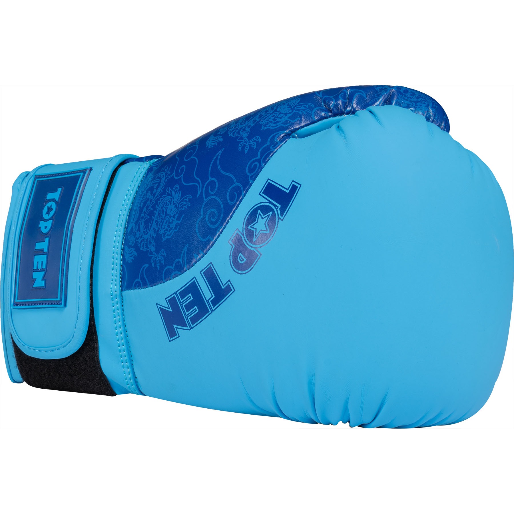 TOP TEN Bokshandschoen - Dragon - Blauw TOP TEN Bokshandschoen - Dragon - Blauw
