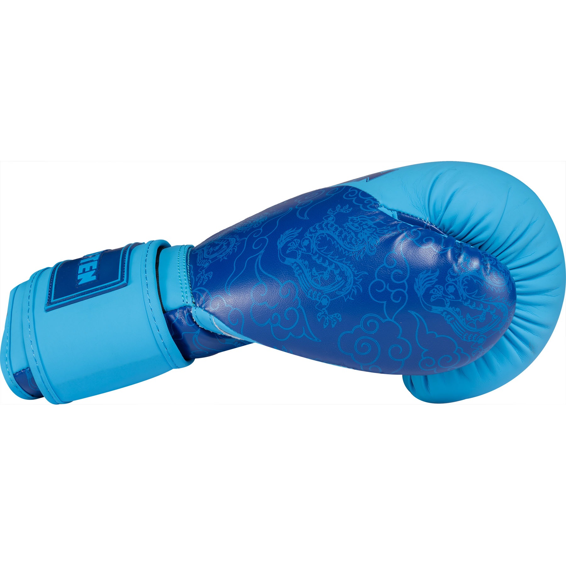 TOP TEN Bokshandschoen - Dragon - Blauw TOP TEN Bokshandschoen - Dragon - Blauw
