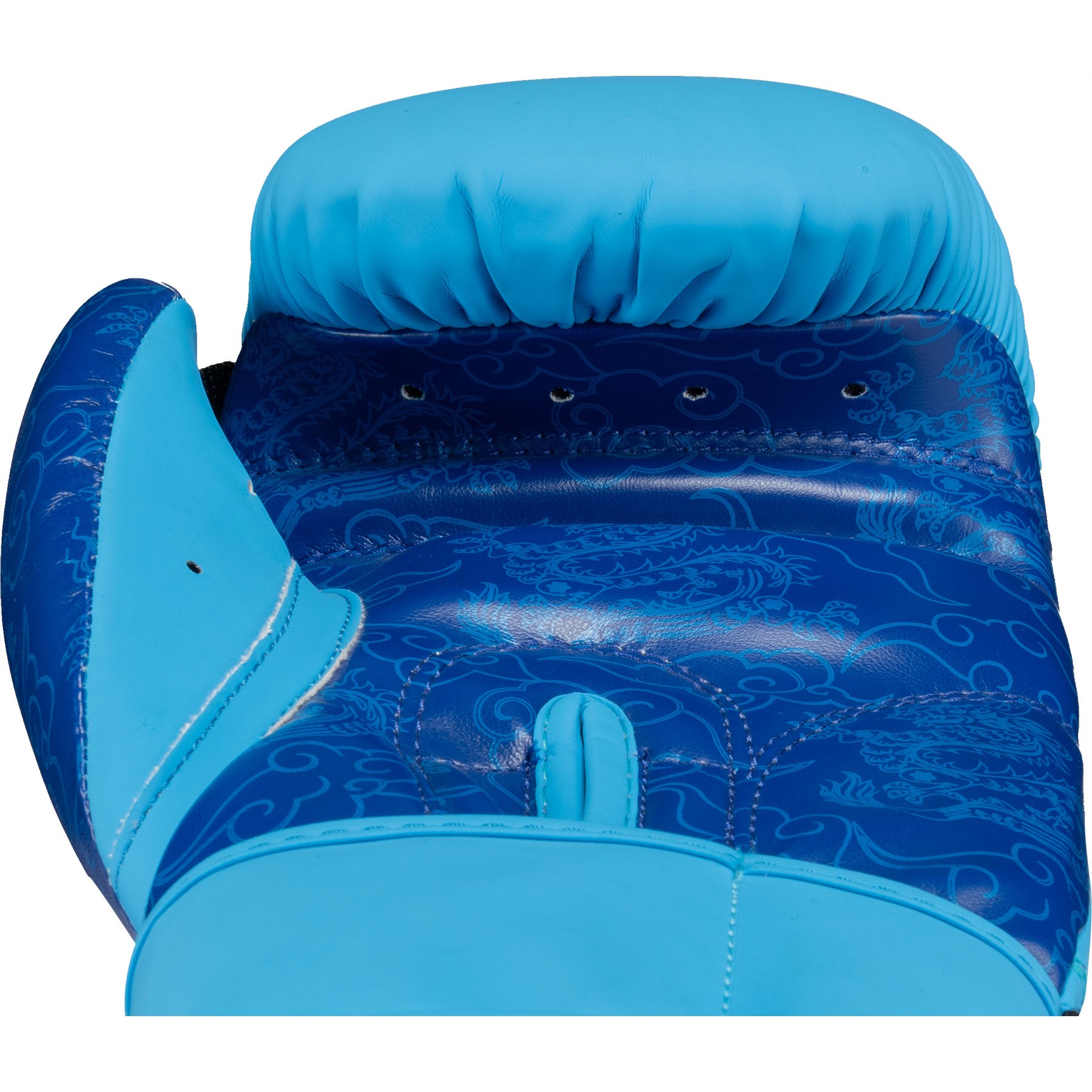 TOP TEN Bokshandschoen - Dragon - Blauw TOP TEN Bokshandschoen - Dragon - Blauw