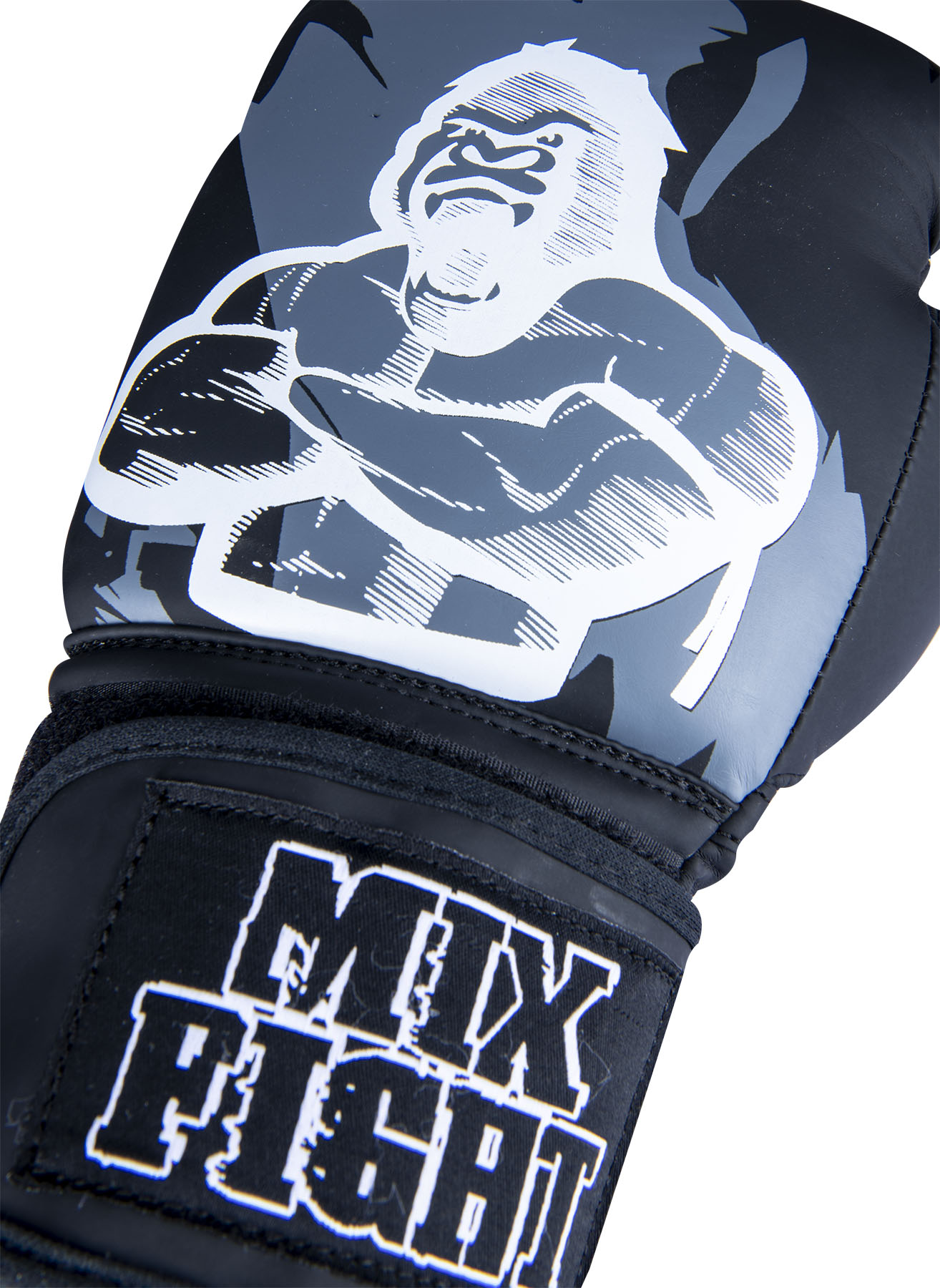 TOP TEN MMA handschoen - Mixfight Gorilla - Zwart / Wit TOP TEN MMA handschoen - Mixfight Gorilla - Zwart / Wit