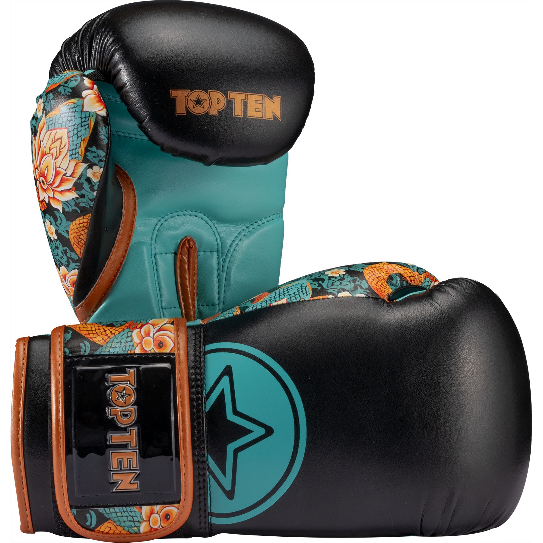 TOP TEN Bokshandschoen - Ryu del Mar - Zwart TOP TEN Bokshandschoen - Ryu del Mar - Zwart