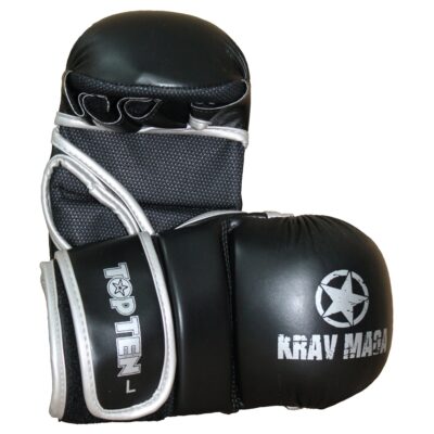 TOP TEN Vechtsporthandschoenen - Krav Maga - Zwart TOP TEN Vechtsporthandschoenen - Krav Maga - Zwart