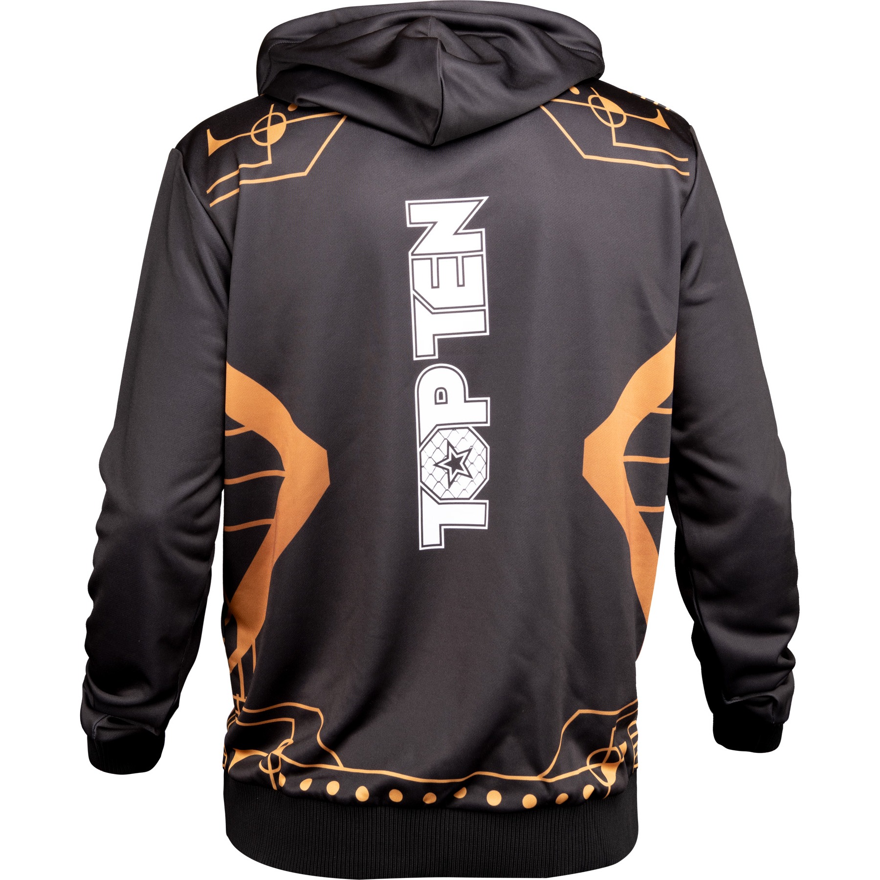 TOP TEN MMA T-shirt - BRAVE - Zwart / Goud TOP TEN MMA T-shirt - BRAVE - Zwart / Goud