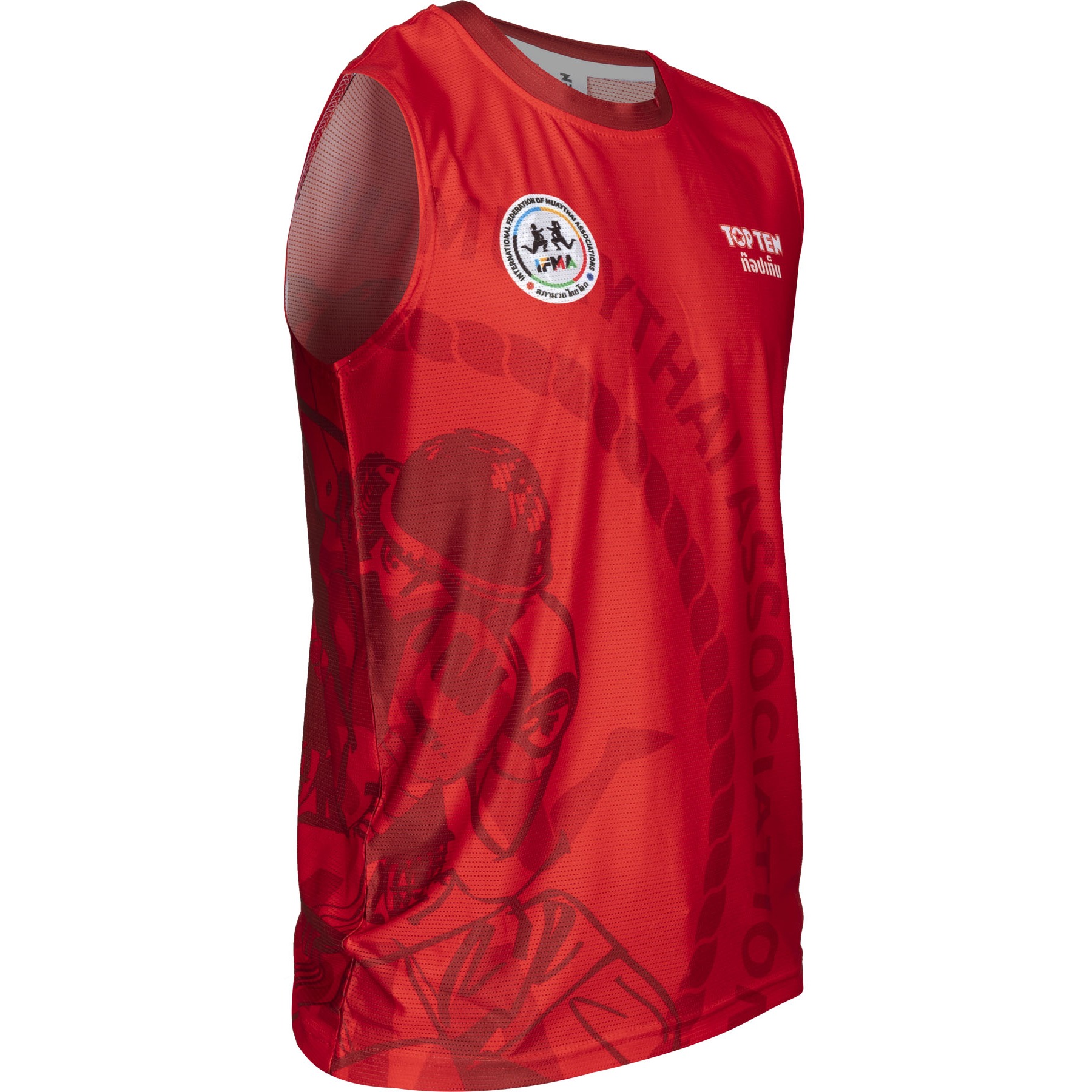 TOP TEN Tank top - Salamaa IFMA - Rood TOP TEN Tank top - Salamaa IFMA - Rood