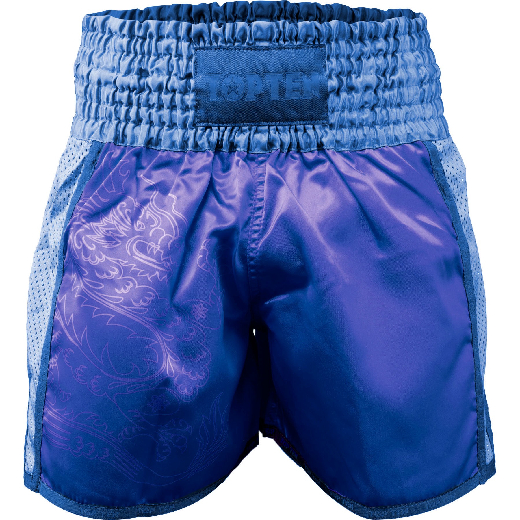 TOP TEN Kickboksbroekje - Dragon - Blauw TOP TEN Kickboksbroekje - Dragon - Blauw