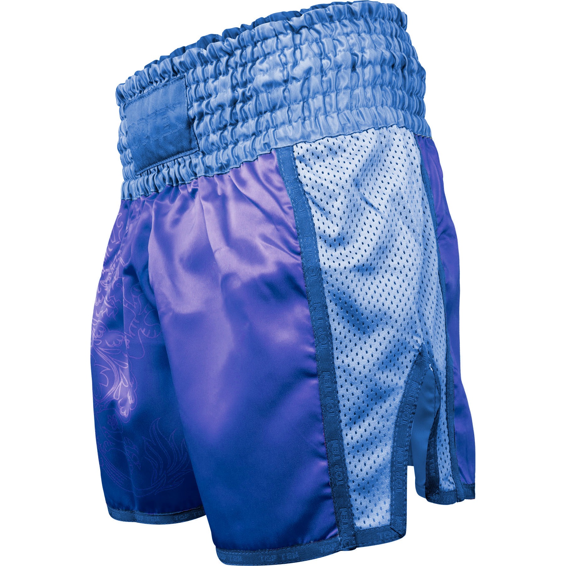 TOP TEN Kickboksbroekje - Dragon - Blauw TOP TEN Kickboksbroekje - Dragon - Blauw
