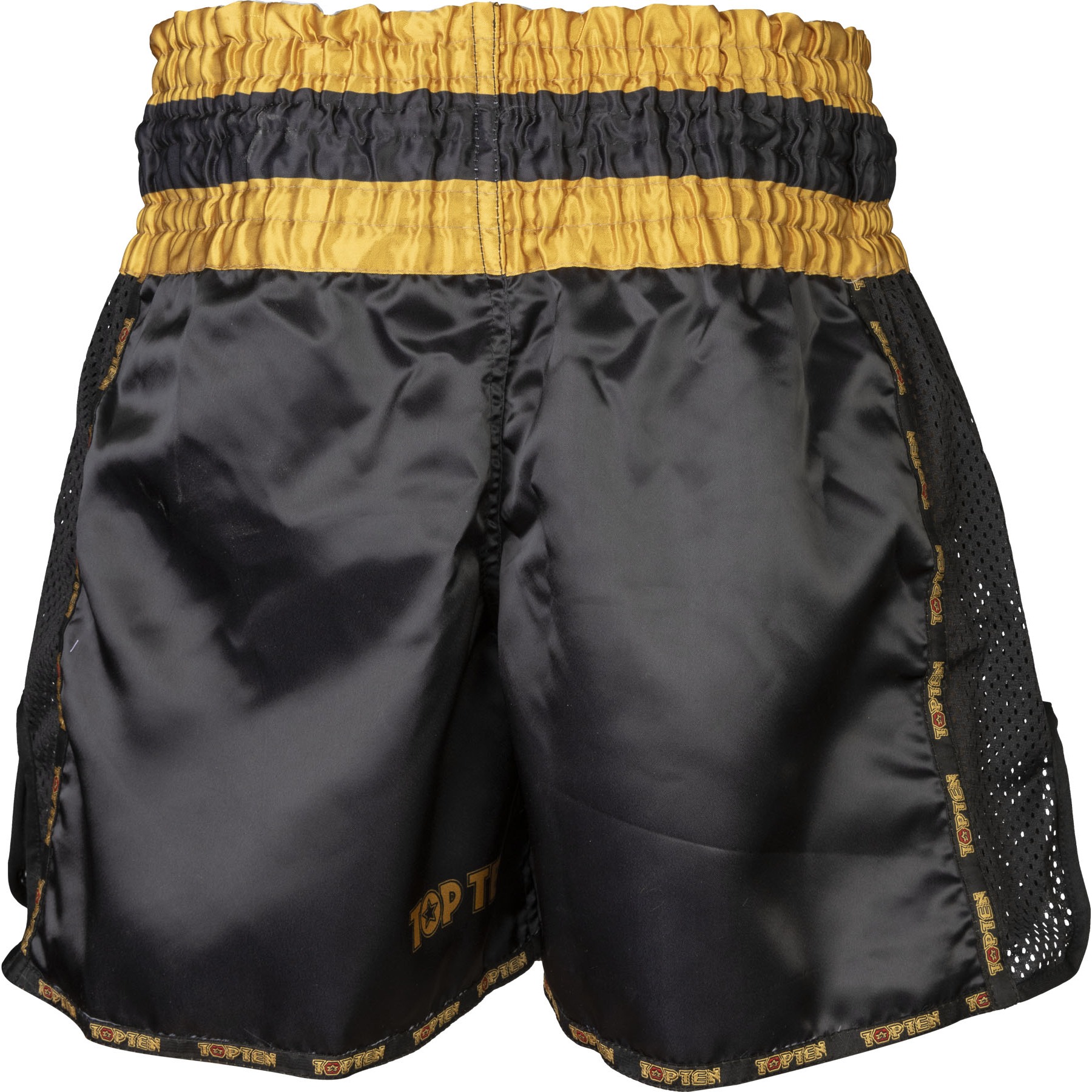 TOP TEN Thaiboks-broekje - Star - Zwart / Goud TOP TEN Thaiboks-broekje - Star - Zwart / Goud