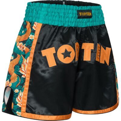 TOP TEN Thaiboks-broekje - Ryu del Mar - Zwart TOP TEN Thaiboks-broekje - Ryu del Mar - Zwart