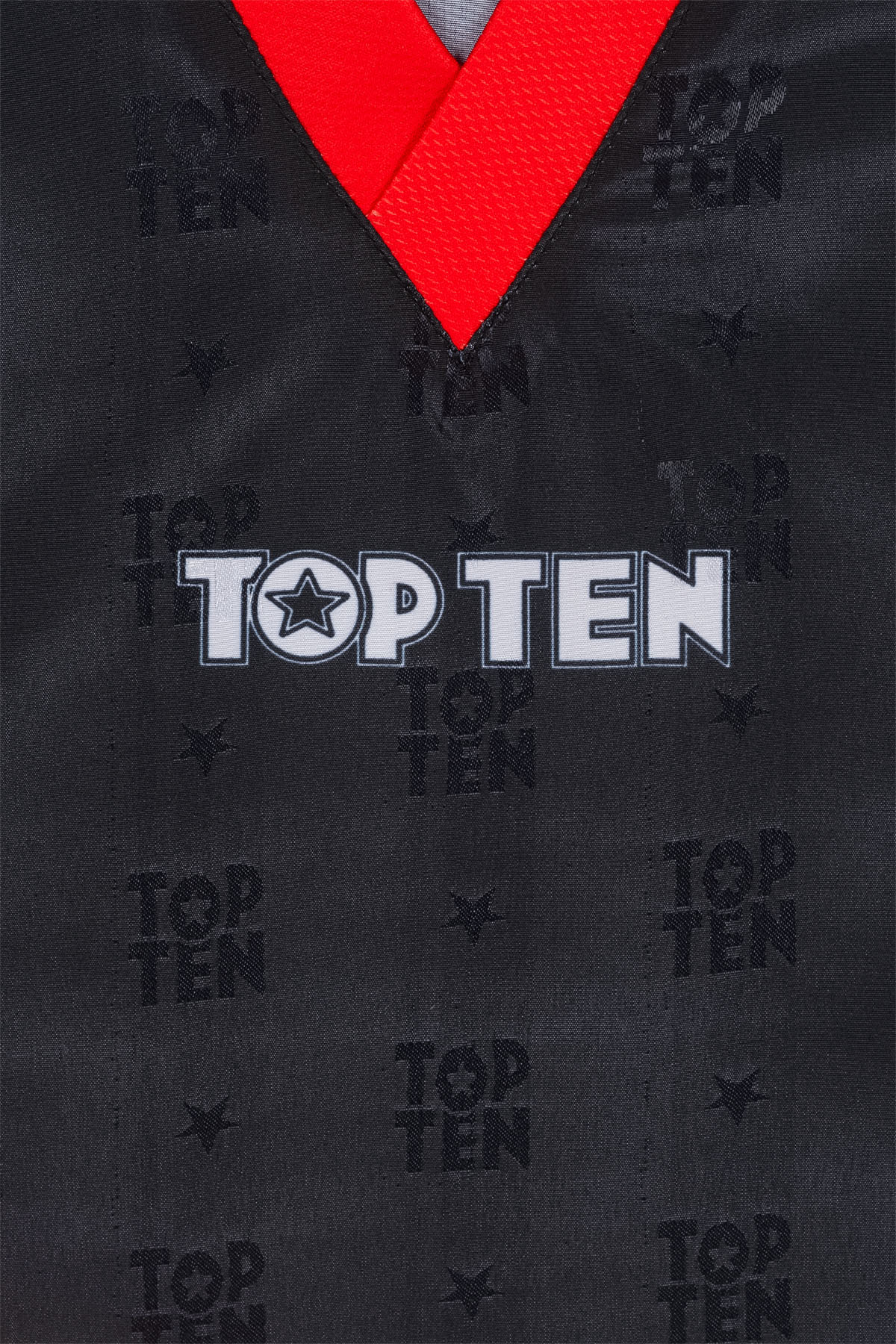 TOP TEN Kickboksuniform - Urban Arts - Zwart / Rood TOP TEN Kickboksuniform - Urban Arts - Zwart / Rood