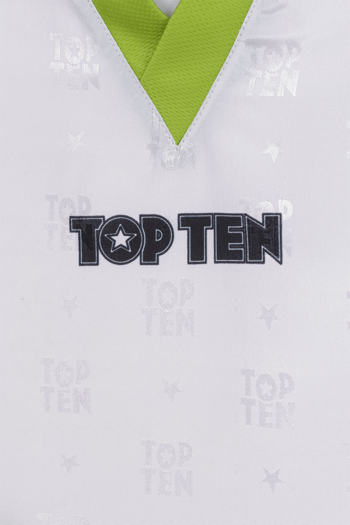 TOP TEN Kickboksuniform - Urban Arts - Wit / Groen TOP TEN Kickboksuniform - Urban Arts - Wit / Groen