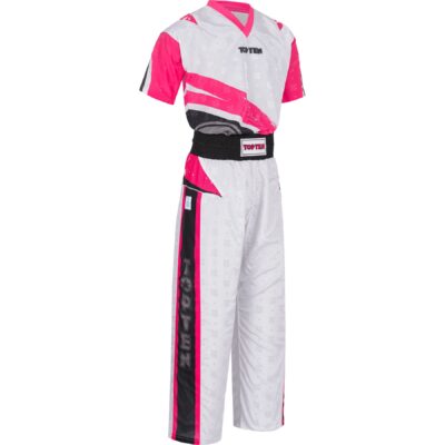 TOP TEN Kickboksuniform - Urban Arts - Wit / Roze
