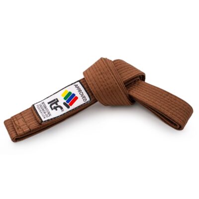TOP TEN Taekwondo band - ITF - Bruin TOP TEN Taekwondo band - ITF - Bruin
