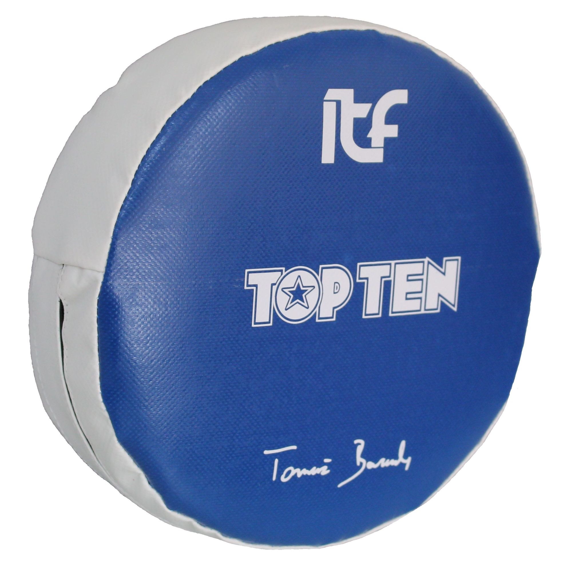 TOP TEN Taekwondo target hand mitts - Barada ITF Approved - Blauw / Wit TOP TEN Taekwondo target hand mitts - Barada ITF Approved - Blauw / Wit