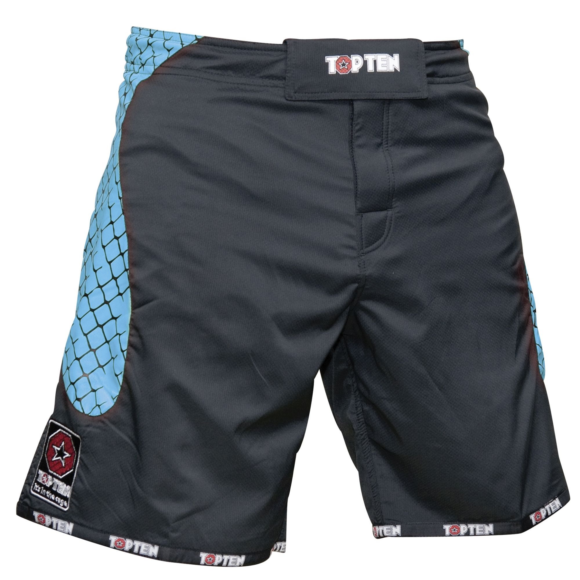 TOP TEN MMA MMA broekje - Cage - Wit / Zwart TOP TEN MMA MMA broekje - Cage - Wit / Zwart