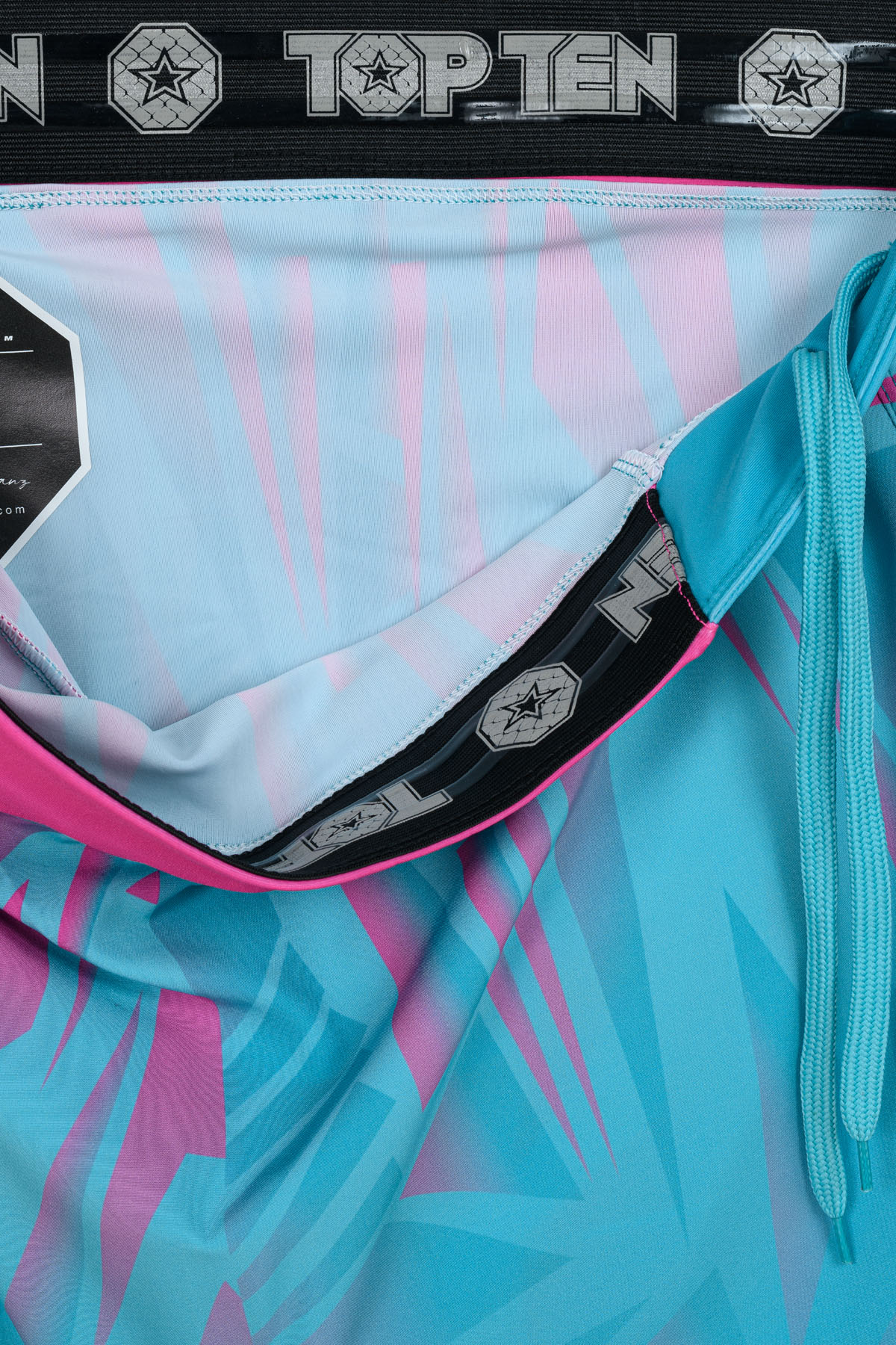 TOP TEN MMA MMA broekje - Borrado - Blauw / Roze TOP TEN MMA MMA broekje - Borrado - Blauw / Roze