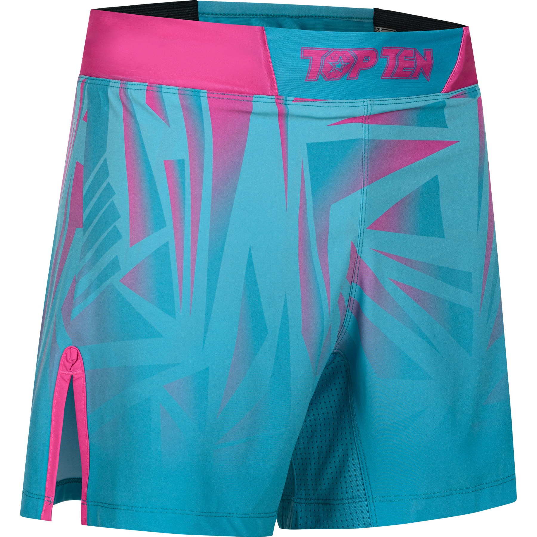 TOP TEN MMA MMA broekje - Borrado - Blauw / Roze TOP TEN MMA MMA broekje - Borrado - Blauw / Roze