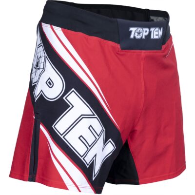 TOP TEN MMA MMA broekje - Fight Team - Rood TOP TEN MMA MMA broekje - Fight Team - Rood