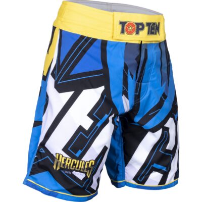 TOP TEN MMA MMA broekje - Hercules - Blauw / Geel