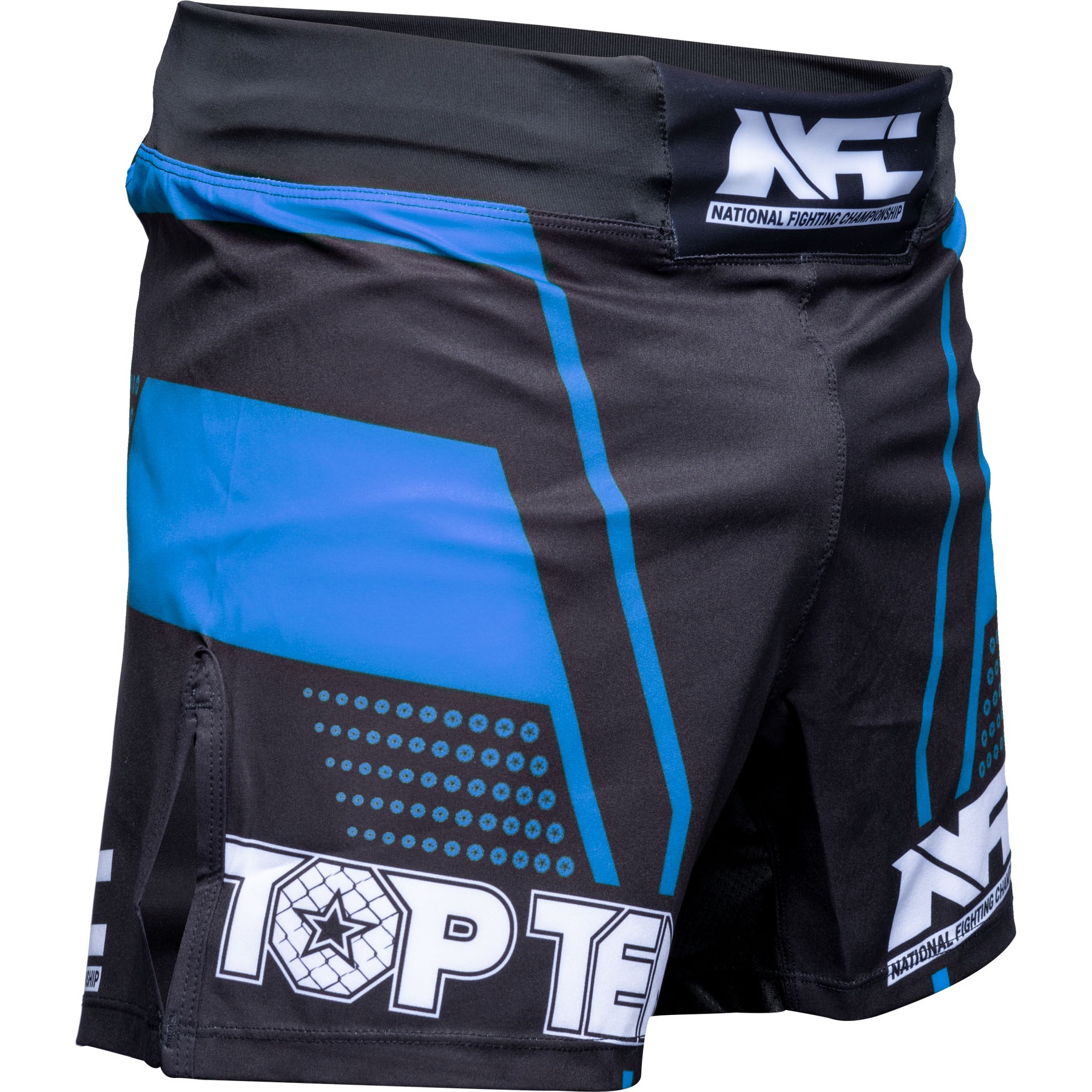 TOP TEN MMA MMA broekje - NFC - Zwart / Blauw TOP TEN MMA MMA broekje - NFC - Zwart / Blauw