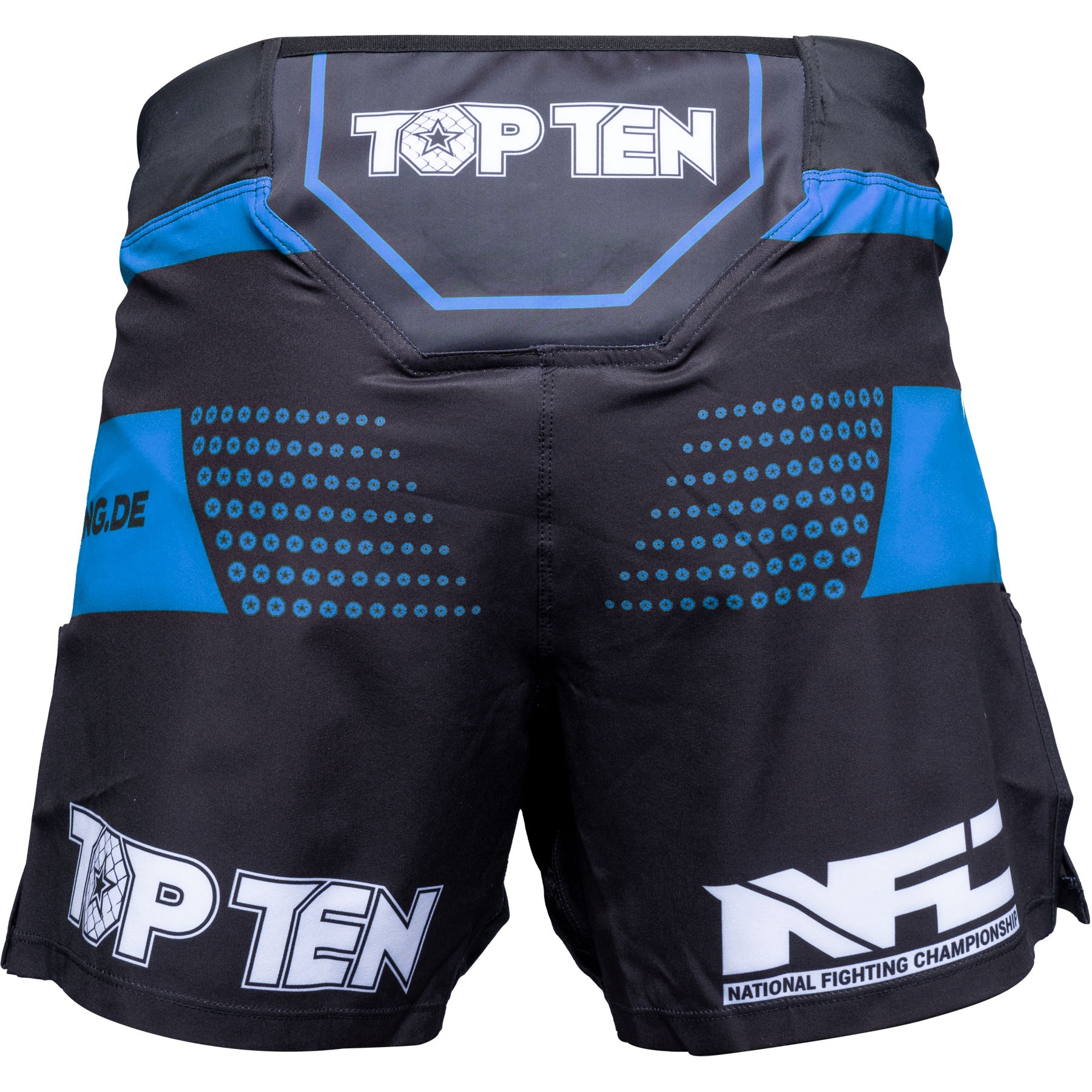 TOP TEN MMA MMA broekje - NFC - Zwart / Blauw TOP TEN MMA MMA broekje - NFC - Zwart / Blauw