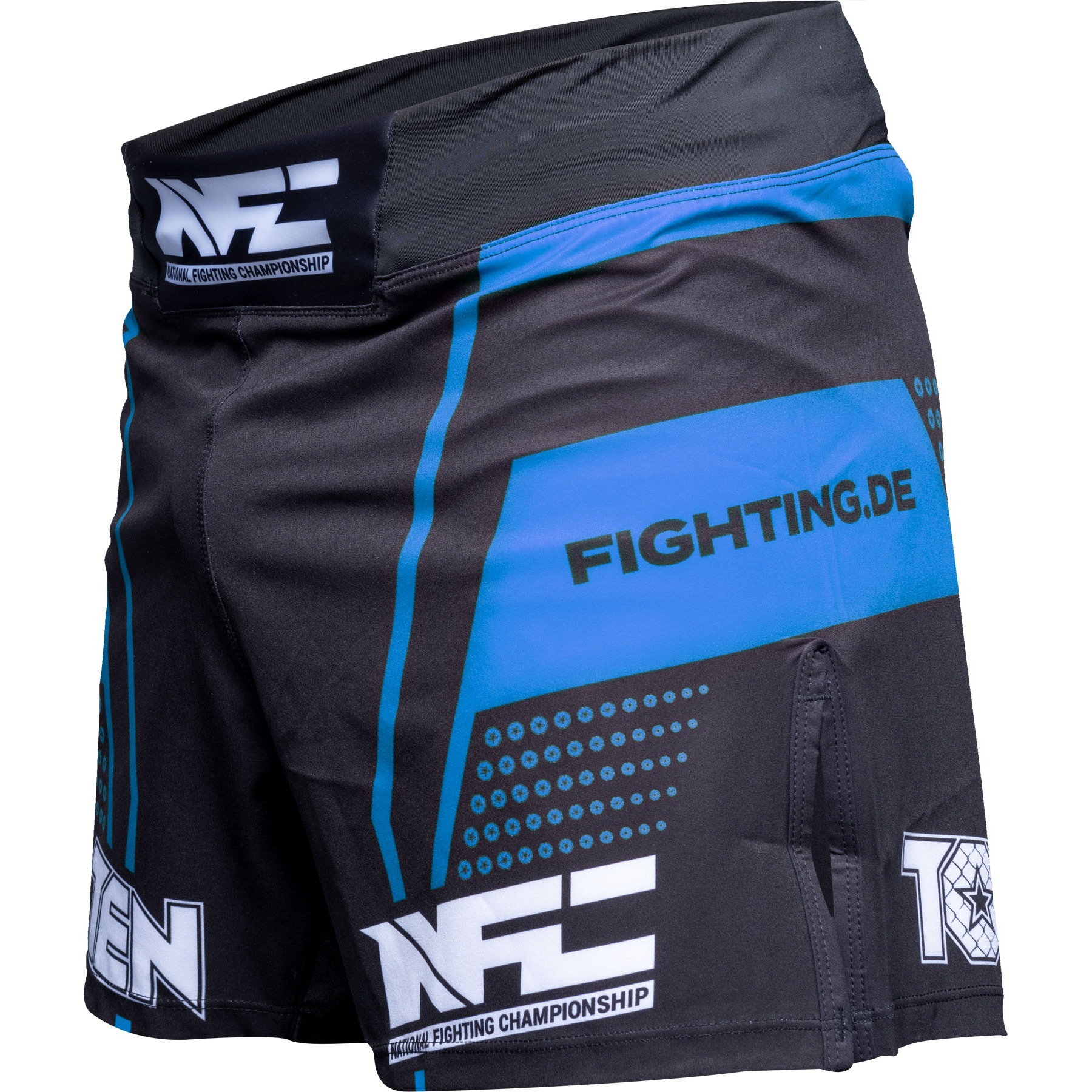 TOP TEN MMA MMA broekje - NFC - Zwart / Blauw TOP TEN MMA MMA broekje - NFC - Zwart / Blauw