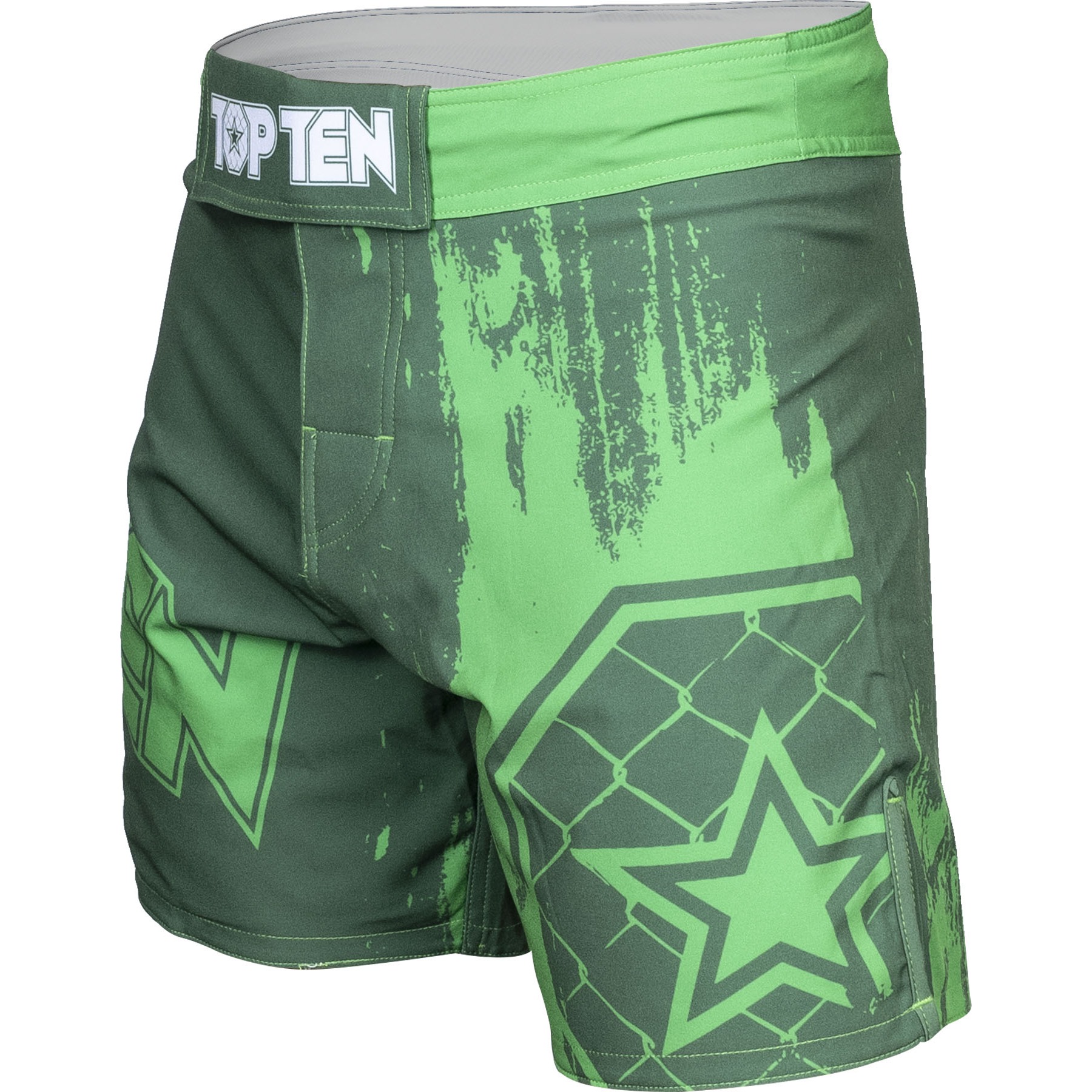 TOP TEN MMA MMA broekje - Power Ink - Groen TOP TEN MMA MMA broekje - Power Ink - Groen
