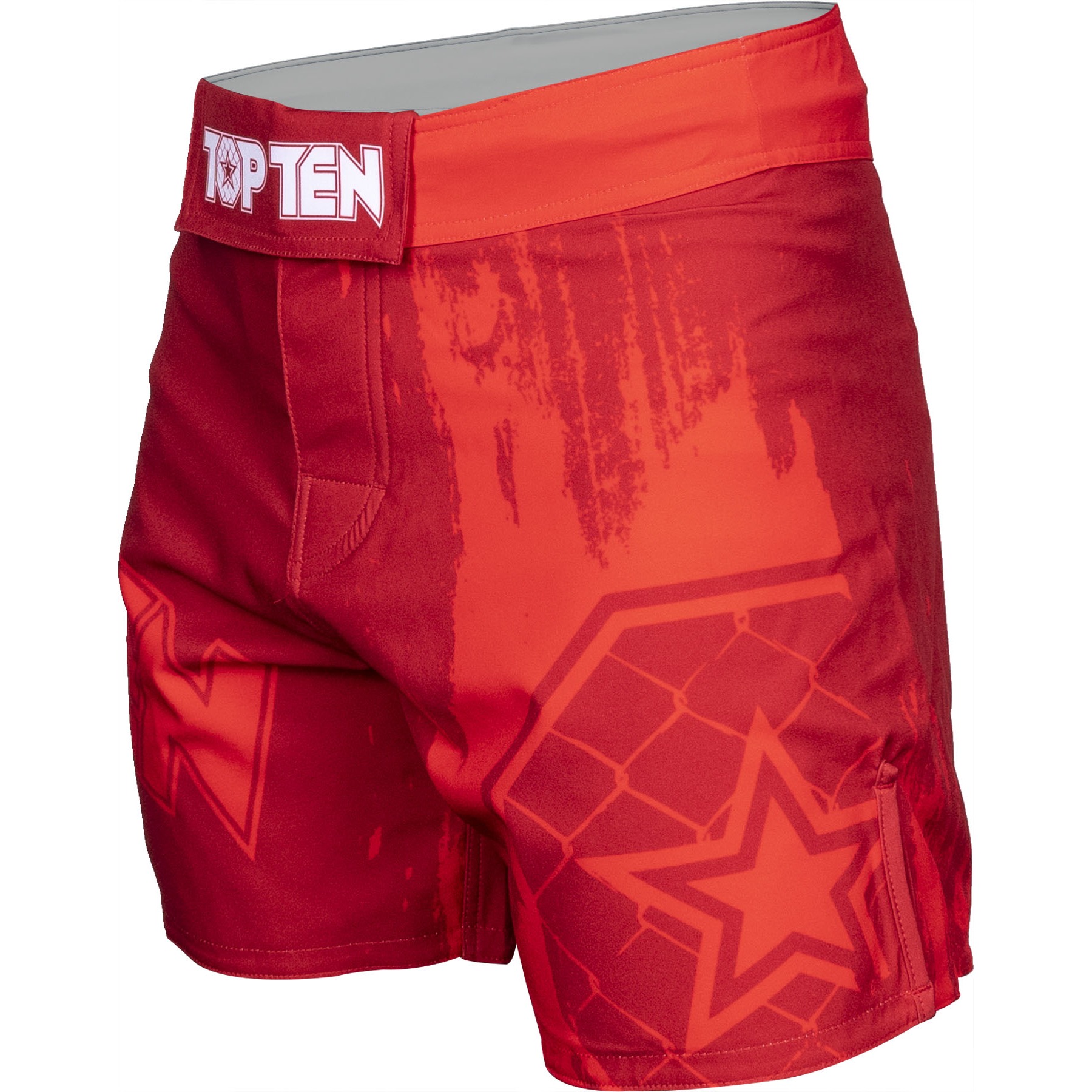 TOP TEN MMA MMA broekje - Power Ink - Rood TOP TEN MMA MMA broekje - Power Ink - Rood