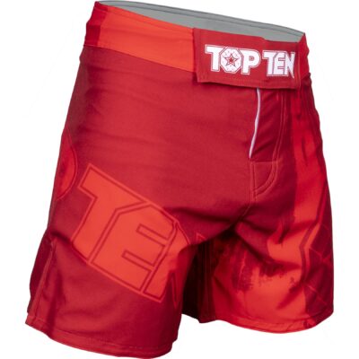 TOP TEN MMA MMA broekje - Power Ink - Rood TOP TEN MMA MMA broekje - Power Ink - Rood