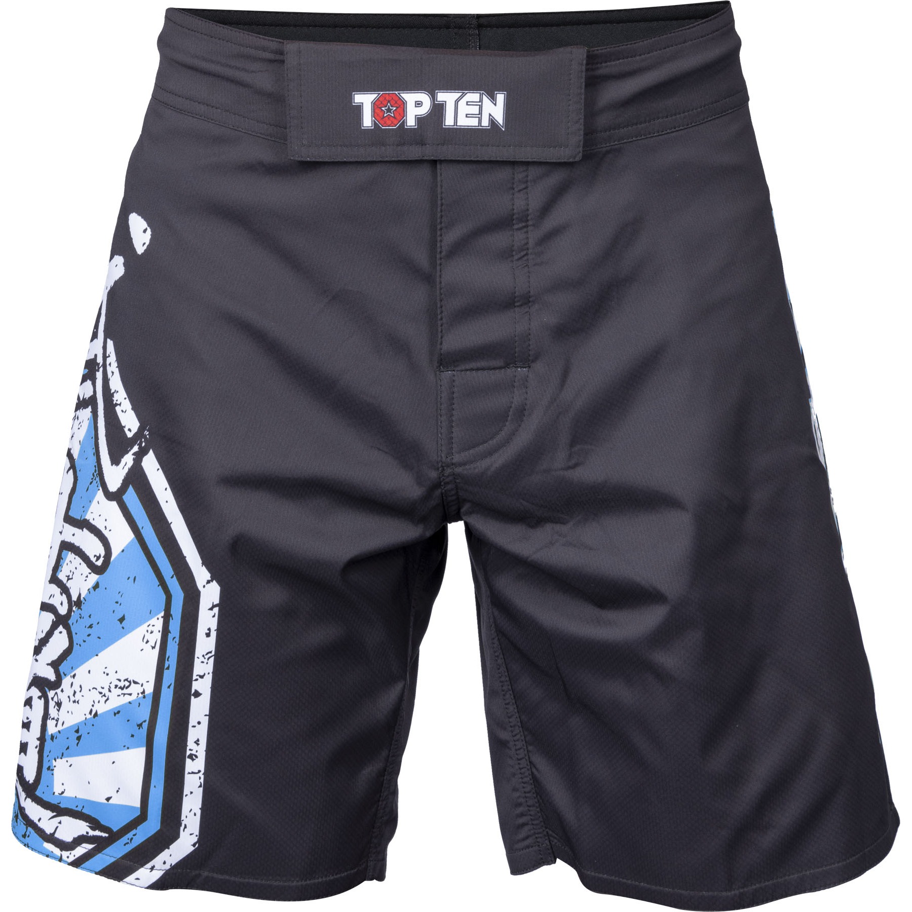 TOP TEN MMA MMA broekje - Sunrise - Zwart / Blauw TOP TEN MMA MMA broekje - Sunrise - Zwart / Blauw