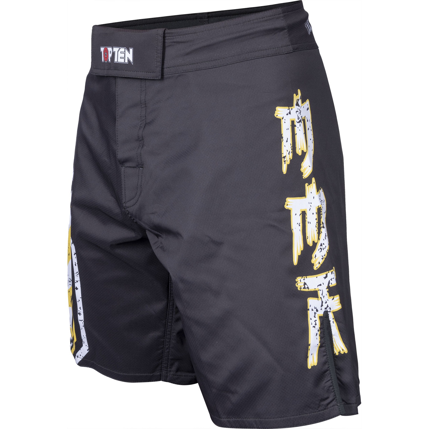 TOP TEN MMA MMA broekjes - Sunrise - Zwart / Geel TOP TEN MMA MMA broekjes - Sunrise - Zwart / Geel