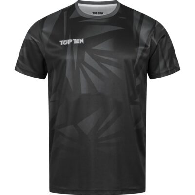 TOP TEN MMA T-shirt - Borrado - Zwart TOP TEN MMA T-shirt - Borrado - Zwart