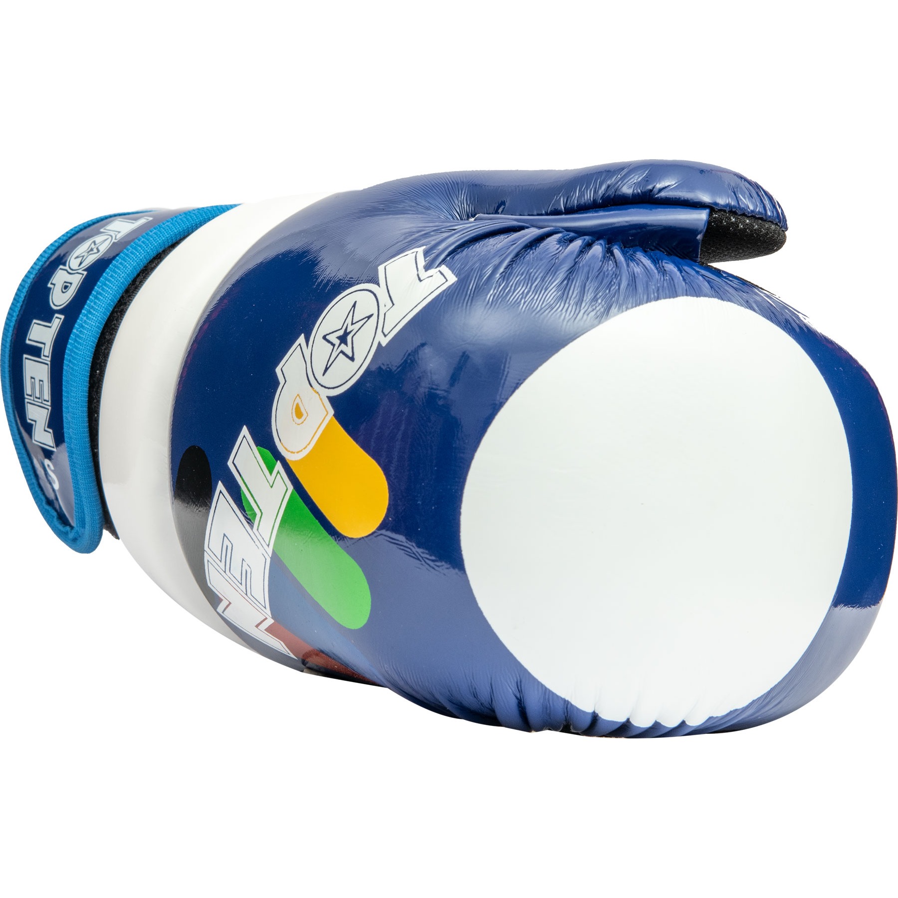TOP TEN Karate handschoenen - Glossy Block ITF - Blauw TOP TEN Karate handschoenen - Glossy Block ITF - Blauw
