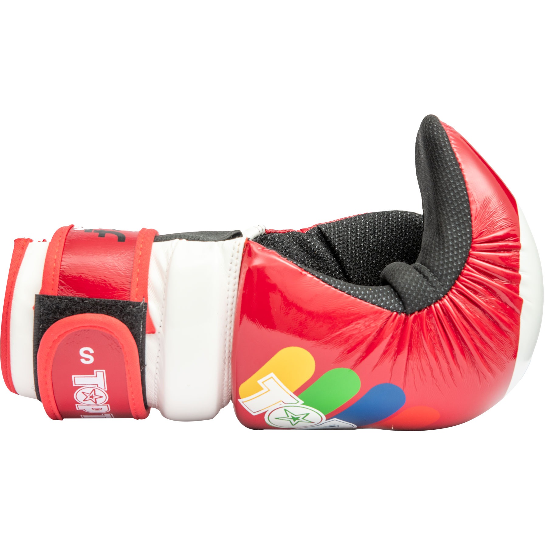 TOP TEN Karate handschoenen - Glossy Block ITF - Rood TOP TEN Karate handschoenen - Glossy Block ITF - Rood