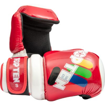 TOP TEN Karate handschoenen - Glossy Block ITF - Rood TOP TEN Karate handschoenen - Glossy Block ITF - Rood