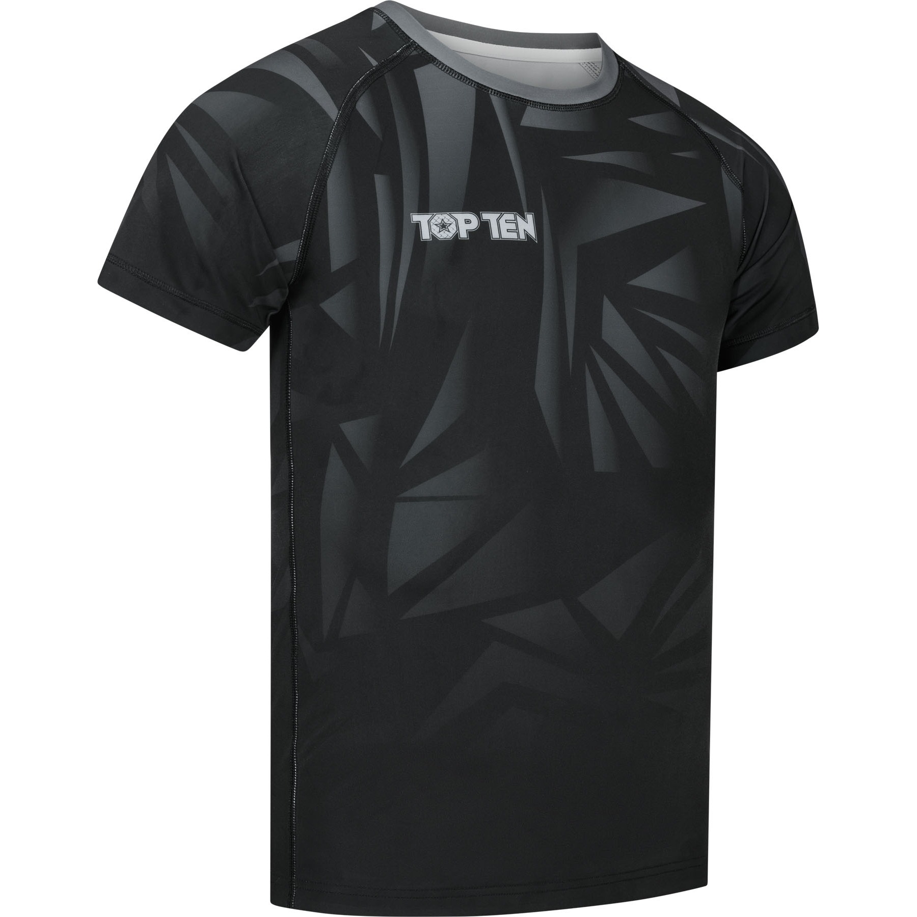 TOP TEN MMA Rashguard - Borrado - Zwart TOP TEN MMA Rashguard - Borrado - Zwart