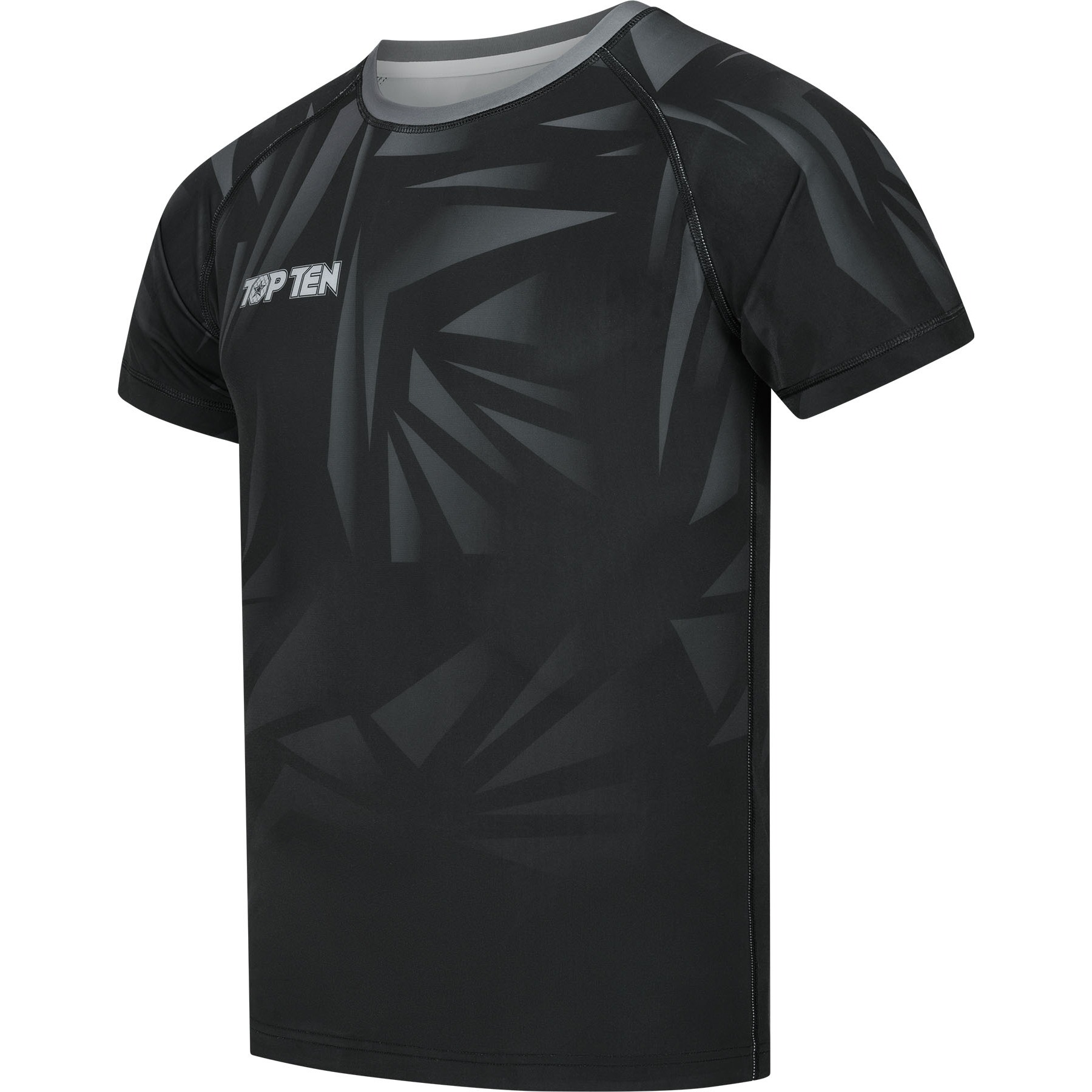 TOP TEN MMA Rashguard - Borrado - Zwart TOP TEN MMA Rashguard - Borrado - Zwart