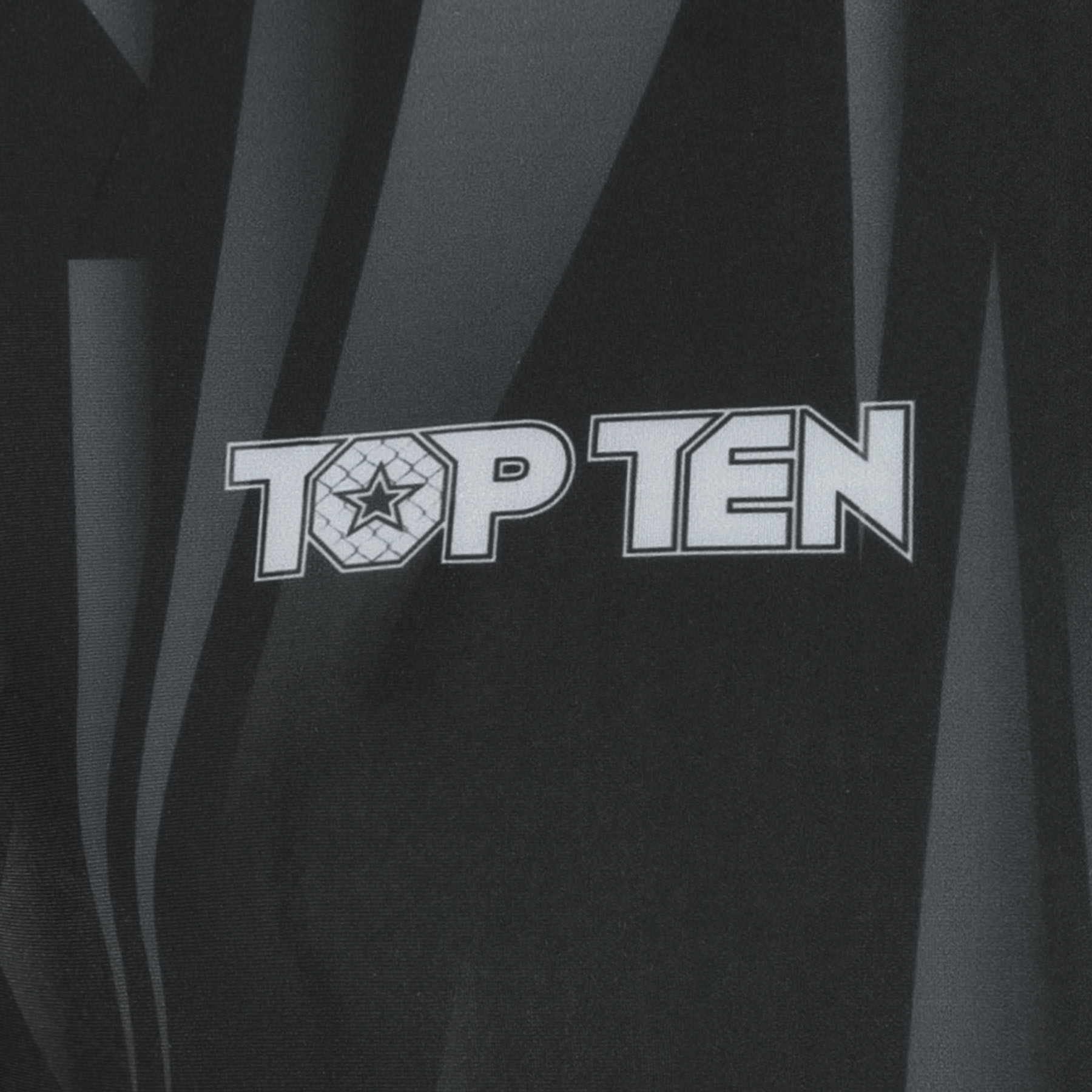 TOP TEN MMA Rashguard - Borrado - Zwart TOP TEN MMA Rashguard - Borrado - Zwart