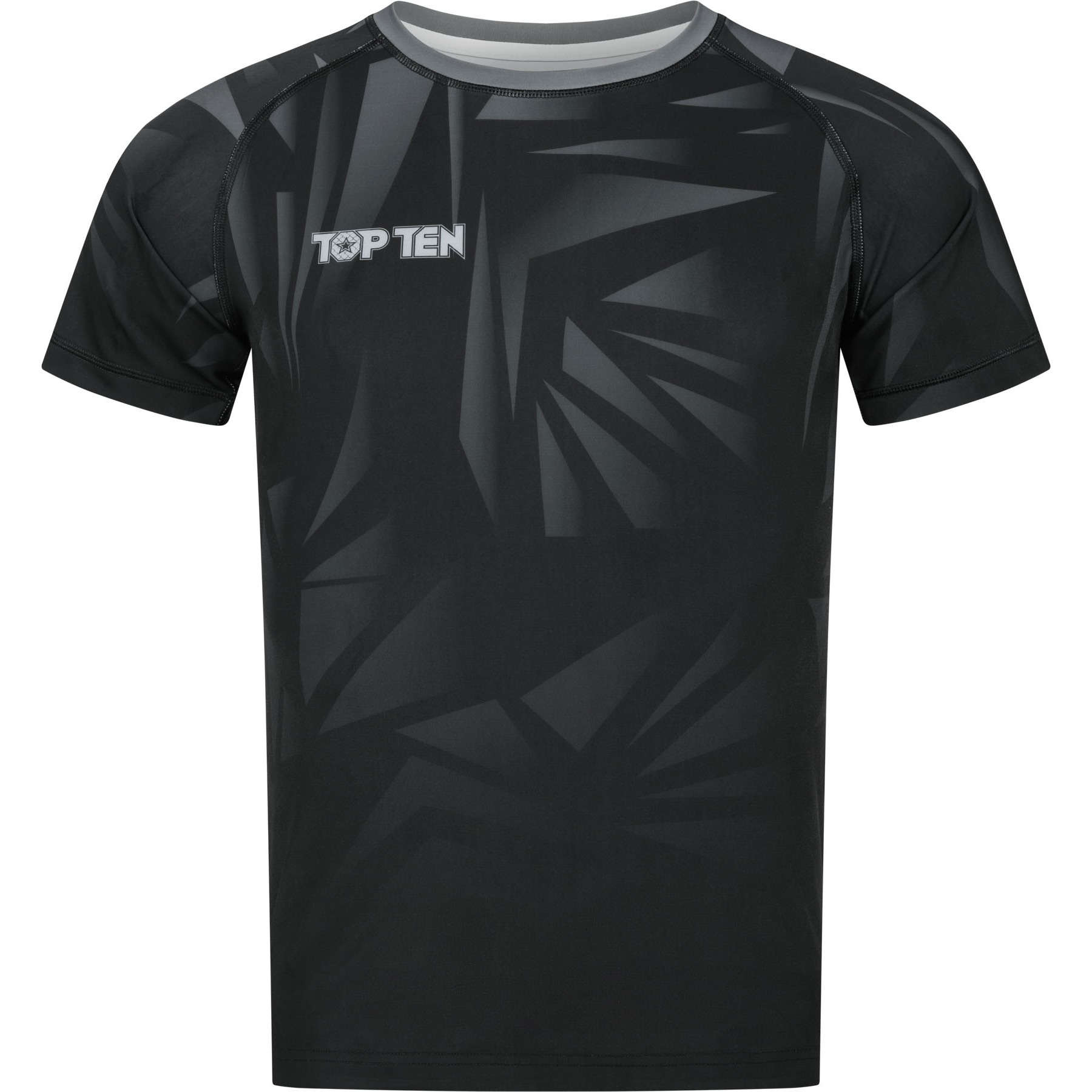 TOP TEN MMA Rashguard - Borrado - Zwart TOP TEN MMA Rashguard - Borrado - Zwart