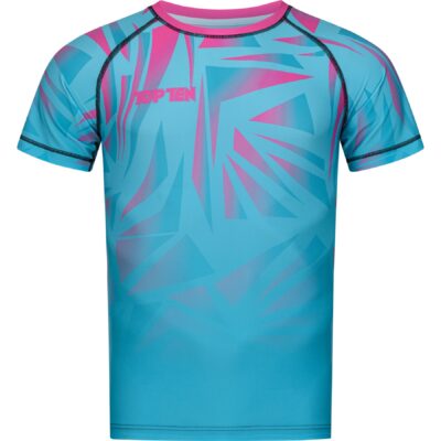TOP TEN MMA Rashguard - Borrado - Blauw / Roze TOP TEN MMA Rashguard - Borrado - Blauw / Roze
