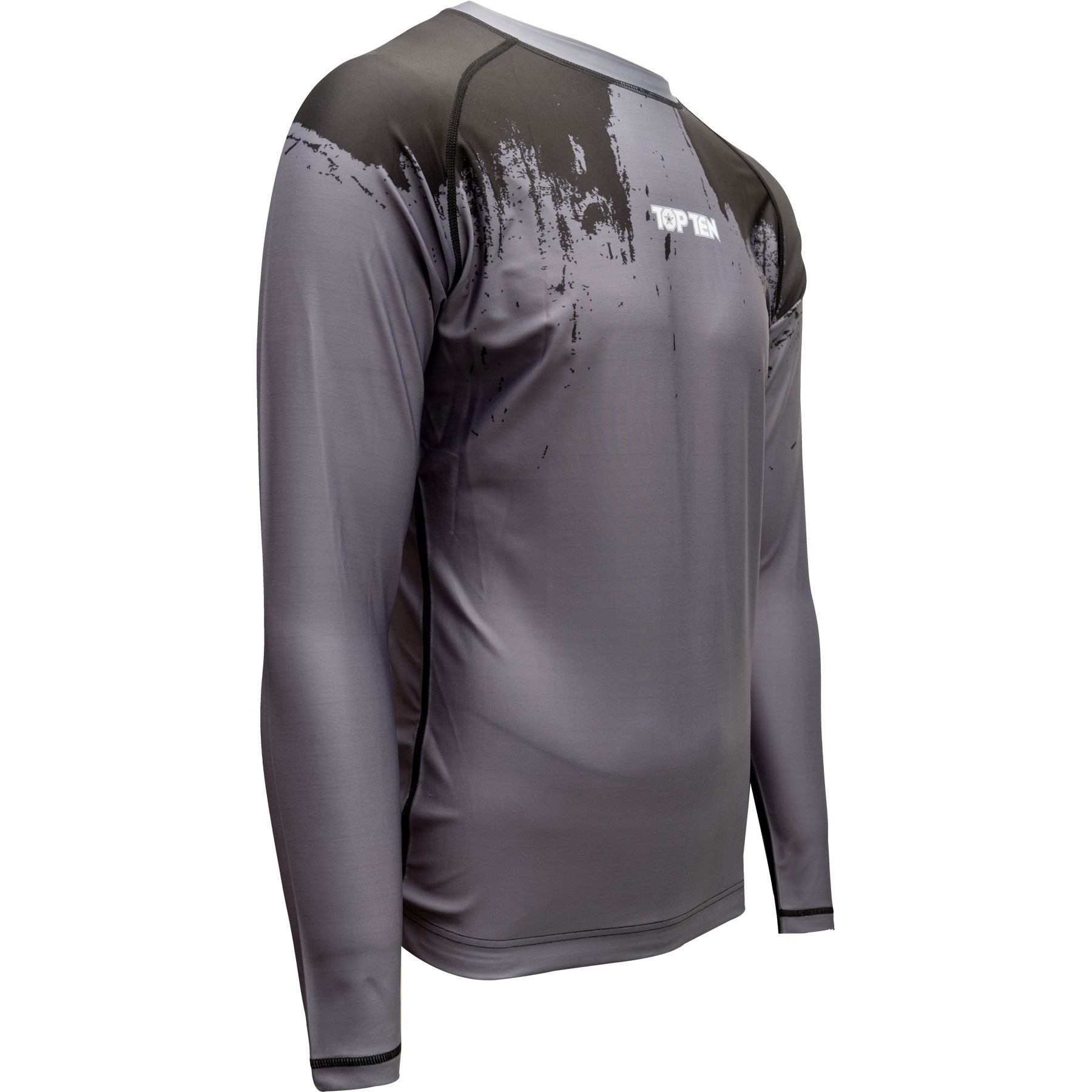 TOP TEN MMA Rashguard - Power Ink - Zwart TOP TEN MMA Rashguard - Power Ink - Zwart