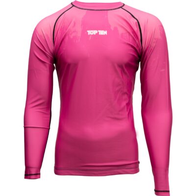 TOP TEN MMA Rashguard - Power Ink - Roze TOP TEN MMA Rashguard - Power Ink - Roze